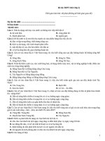 Đề thi thpt 2021 địa lý   mã đề 823