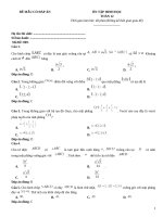 Đề ôn tập hình học lớp 12 (169)