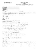 Đề ôn tập kiến thức toán 12 có giải thích (250)