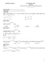 Đề ôn tập toán 12 có đáp án (60)