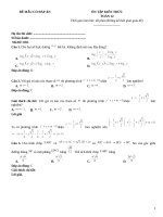 Đề ôn tập toán 12 có đáp án (258)