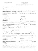 Đề ôn tập hình học lớp 12 (100)