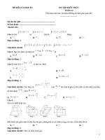 Đề ôn tập toán 12 có đáp án (255)