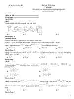 Đề ôn tập hình học lớp 12 (190)