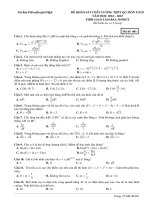 Đề ôn khảo sát chất lượng thptqg môn toán  (823)