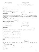 Đề ôn tập toán 12 có đáp án (267)