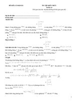 Đề ôn tập toán 12 có đáp án (303)