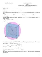 Đề ôn tập toán 12 có đáp án (42)