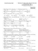 Đề ôn khảo sát chất lượng thptqg môn toán  (549)