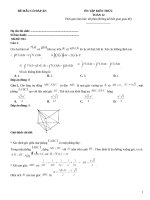 Đề ôn tập toán 12 có đáp án (211)
