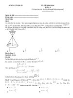Đề ôn tập hình học lớp 12 (105)