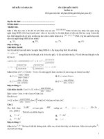 Đề ôn tập toán 12 có đáp án (121)
