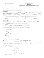 Đề ôn tập hình học lớp 12 (172)