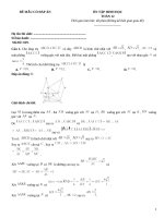 Đề ôn tập hình học lớp 12 (129)