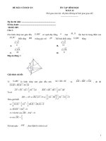 Đề ôn tập hình học lớp 12 (205)