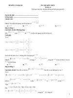 Đề ôn tập kiến thức toán 12 có giải thích (329)