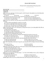 Đề ôn thi thpt 2022 địa lý   mã đề 037