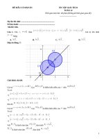 Đề ôn tập giải tích lớp 12 (226)