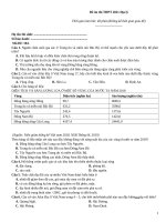 Đề ôn thi thpt 2021 địa lý   đề số 104