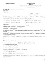 Đề ôn tập hình học lớp 12 (165)