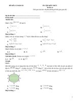 Đề ôn tập kiến thức toán 12 có giải thích (225)