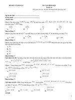 Đề ôn tập hình học lớp 12 (22)