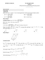 Đề ôn tập toán 12 có đáp án (128)