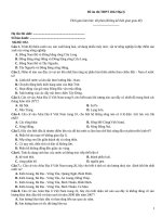 Đề ôn thi thpt 2022 địa lý   mã đề 032