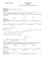 Đề ôn tập toán 12 có đáp án (43)
