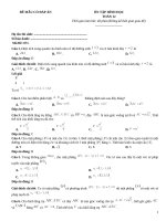 Đề ôn tập hình học lớp 12 (71)