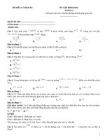 Đề ôn tập hình học lớp 12 (159)