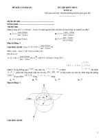 Đề ôn tập toán 12 có đáp án (140)