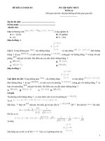 Đề ôn tập toán 12 có đáp án (333)