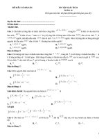 Đề ôn tập giải tích lớp 12 (2)