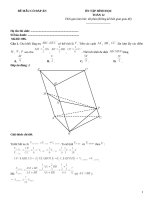 Đề ôn tập hình học lớp 12 (96)