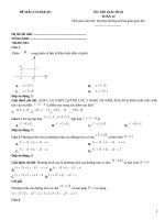 Đề ôn tập giải tích lớp 12 (125)