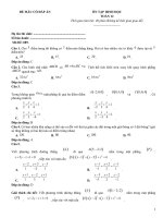 Đề ôn tập hình học lớp 12 (189)