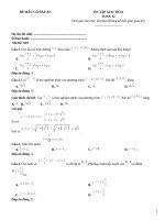Đề ôn tập giải tích lớp 12 (29)
