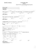 Đề ôn tập toán 12 có đáp án (41)