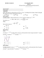 Đề ôn tập toán 12 có đáp án (247)