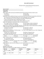 Đề thi thpt 2021 địa lý   mã đề 524