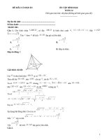 Đề ôn tập hình học lớp 12 (201)