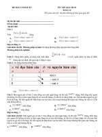 Đề ôn tập giải tích lớp 12 (9)