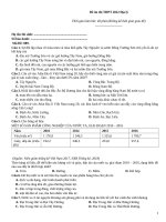 Đề ôn thi thpt 2022 địa lý   mã đề 089