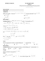 Đề ôn tập toán 12 có đáp án (112)