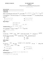 Đề ôn tập toán 12 có đáp án (48)