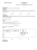 Đề ôn tập toán 12 có đáp án (262)