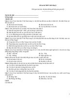 Đề ôn thi thpt 2023 địa lý   mã đề 207