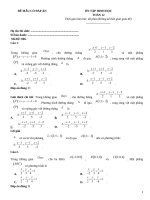 Đề ôn tập hình học lớp 12 (166)