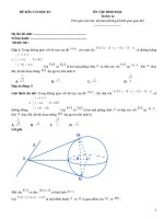 Đề ôn tập hình học lớp 12 (147)